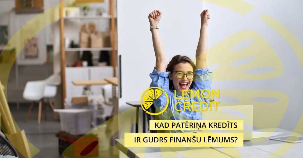 bilde kad patēriņa kredīts ir gudrs finanšu lēmums?